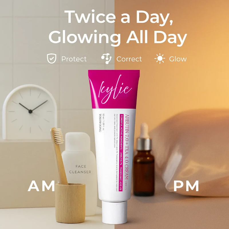 Kylie™Revive Cream: Arbutin 7% + Traneaxamic Acid 4%